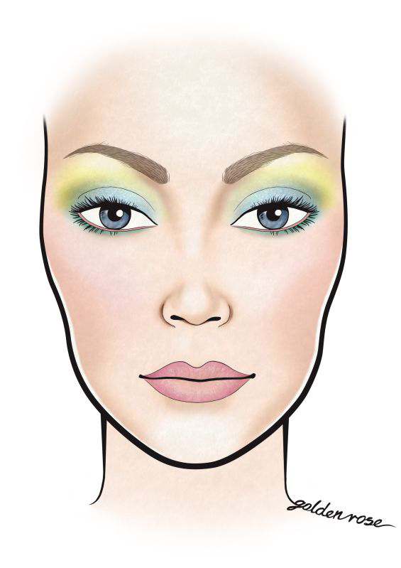 Czas na pasteLOVE makijaże! Zainspiruj się facechartem Golden Rose!