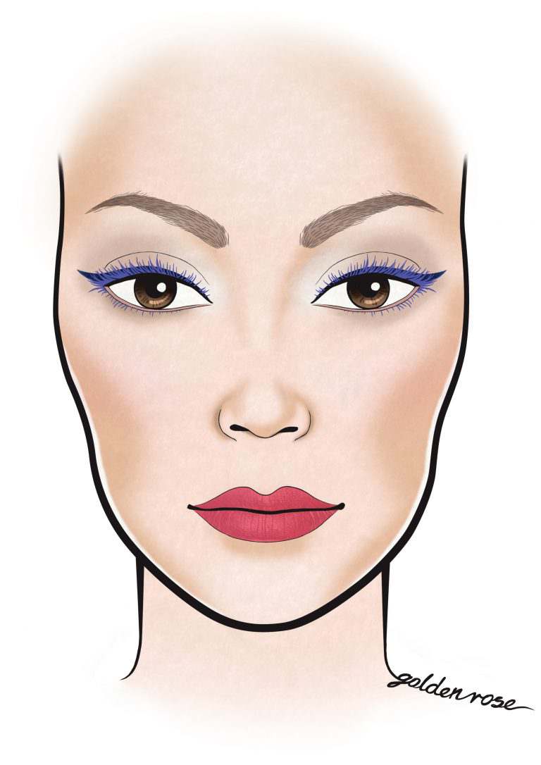 Odkrywamy podwójną siłę koloru kobaltowego facechart Golden Rose!