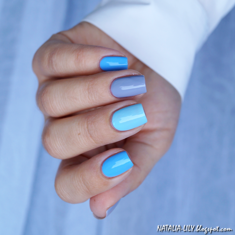 Pastelowy manicure w kolorze blue idealny na każdą porę roku