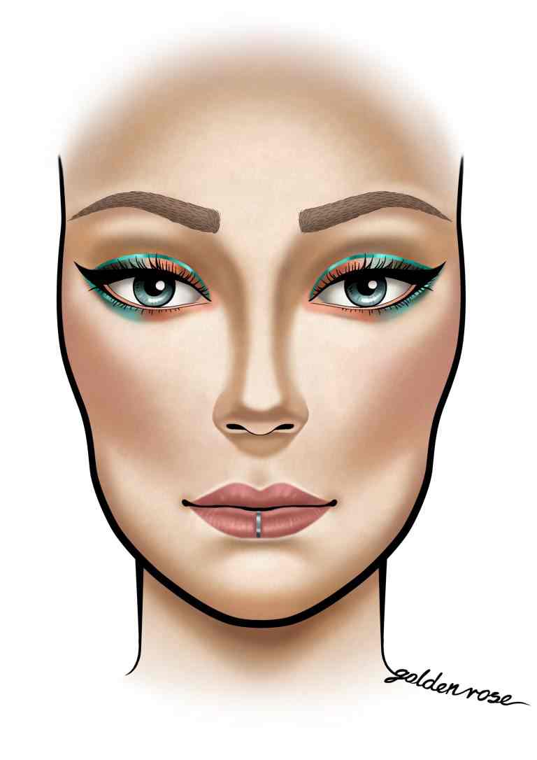 Kolorowy makijaż inspirowany facechartem – konkurs Instagramowy