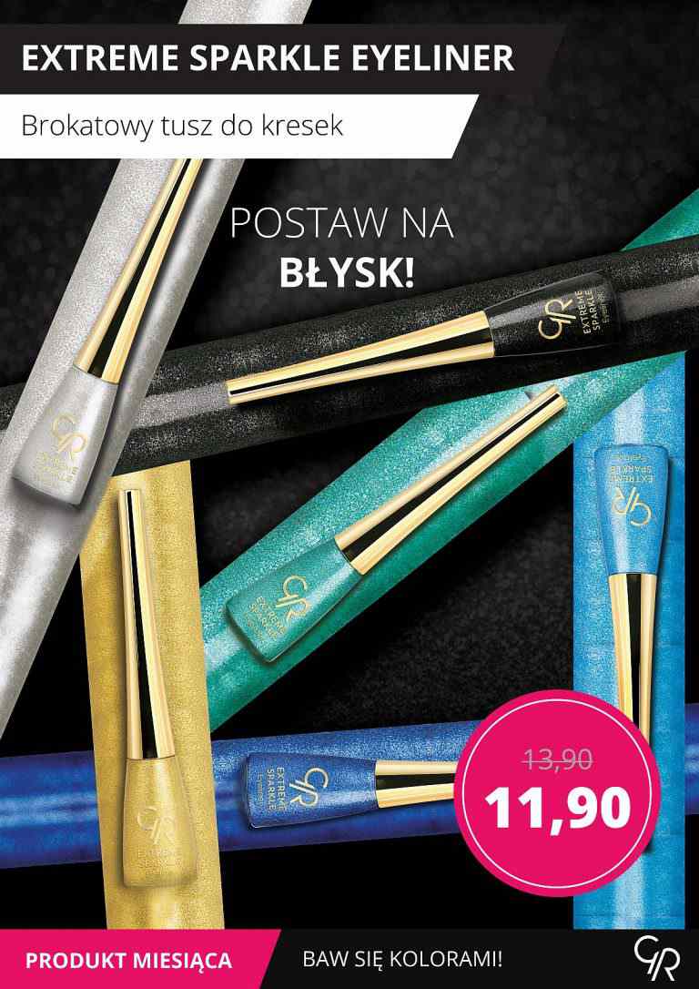 Brokatowy tusz do kresek produktem miesiąca w styczniu!