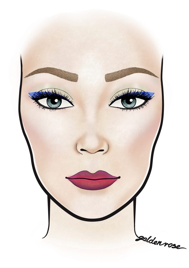 Imprezowy look. Dziś prezentujemy kolejny facechart!